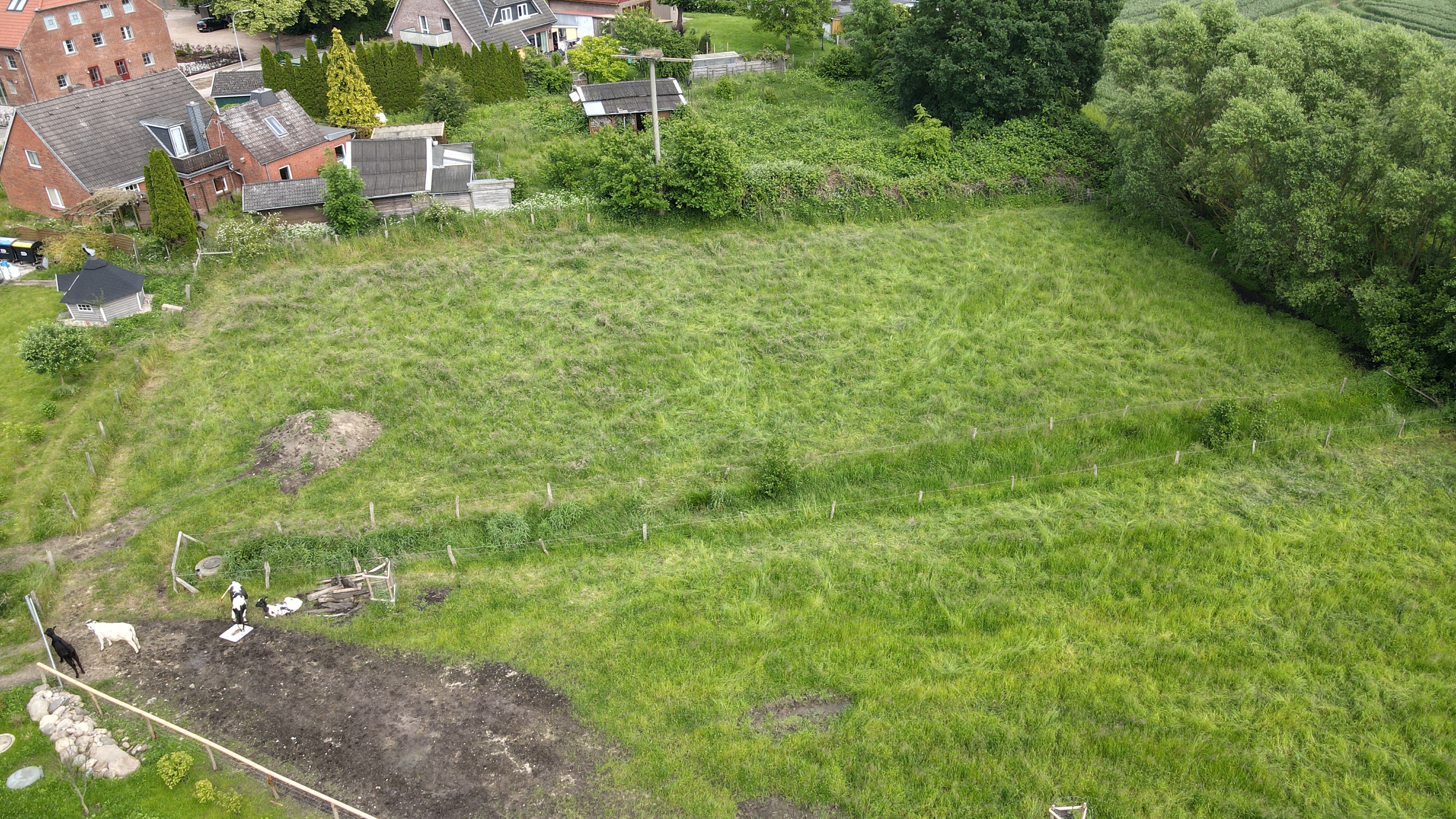 Grundstück von oben